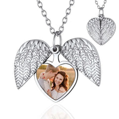 Personalized Photo Love-Heart Shape Necklace