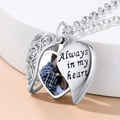 Personalized Photo Love-Heart Shape Necklace