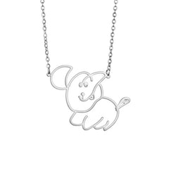 Personalized Children’s Drawing Necklace