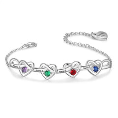 Personalized Birthstone Name Bracelet