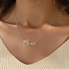 Personalized Name Necklace Custom Initial Necklaces
