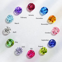 Personalized 1-8 Birthstone Rings for Women