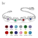 Personalized Birthstone Name Bracelet