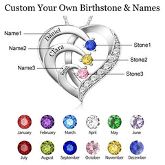 Personalized Birthstone Name Necklace for Women