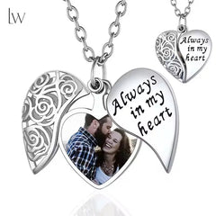 Personalized Photo Love-Heart Shape Necklace