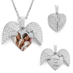 Personalized Photo Love-Heart Shape Necklace