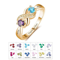 Custom Birthstone Rings for Women