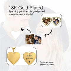 Personalized Photo Locket Necklace