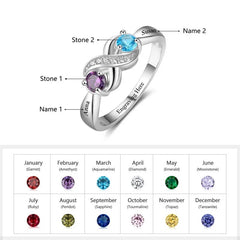 Custom Birthstone Rings for Women
