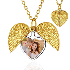 Personalized Photo Love-Heart Shape Necklace