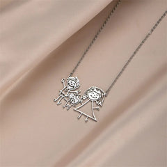 Personalized Children’s Drawing Necklace